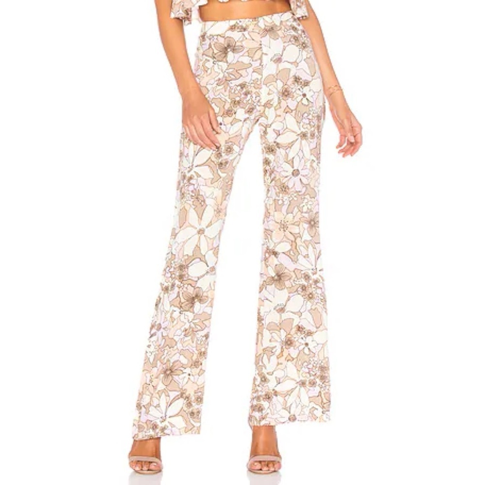 NWT For Love And Lemons Renata High Waist Pants